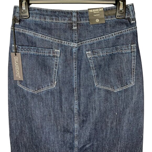 Blank NYC Womens High Waist Denim Dark Blue Maxi Skirt Size 26 - Picture 5 of 14